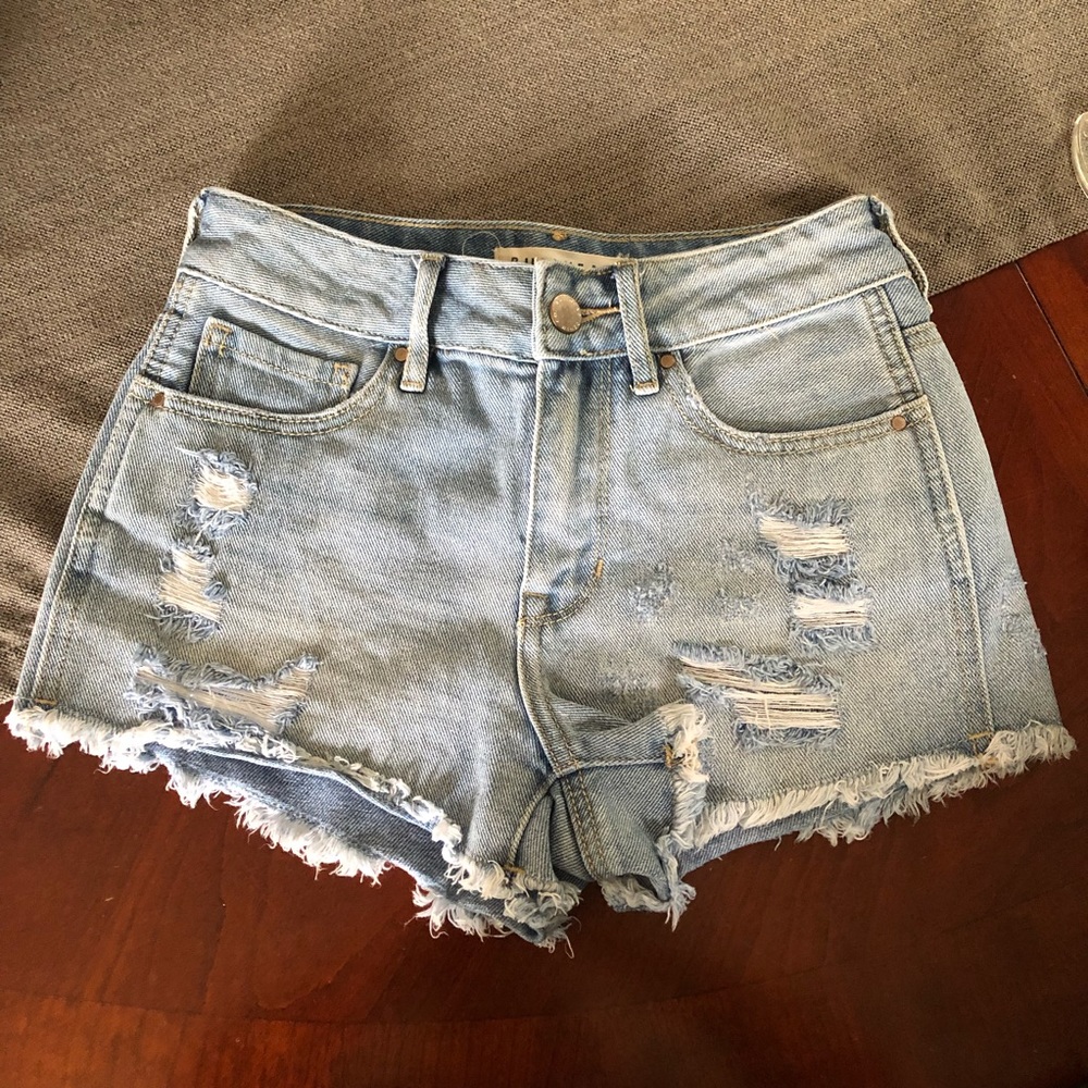 PacSun High Rise Jean Shorts (22/23)